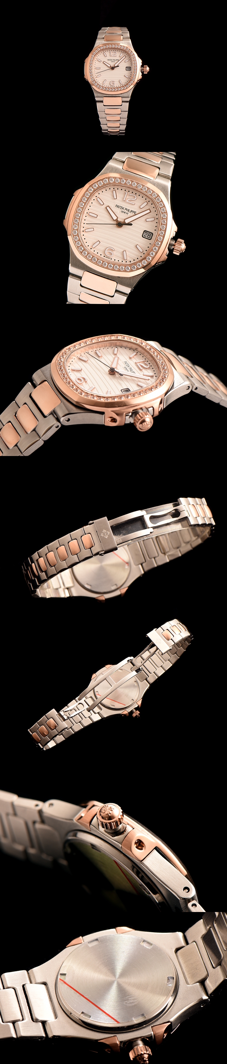 파텍필립 여성용 노틸러스-45 쿼츠 34mm